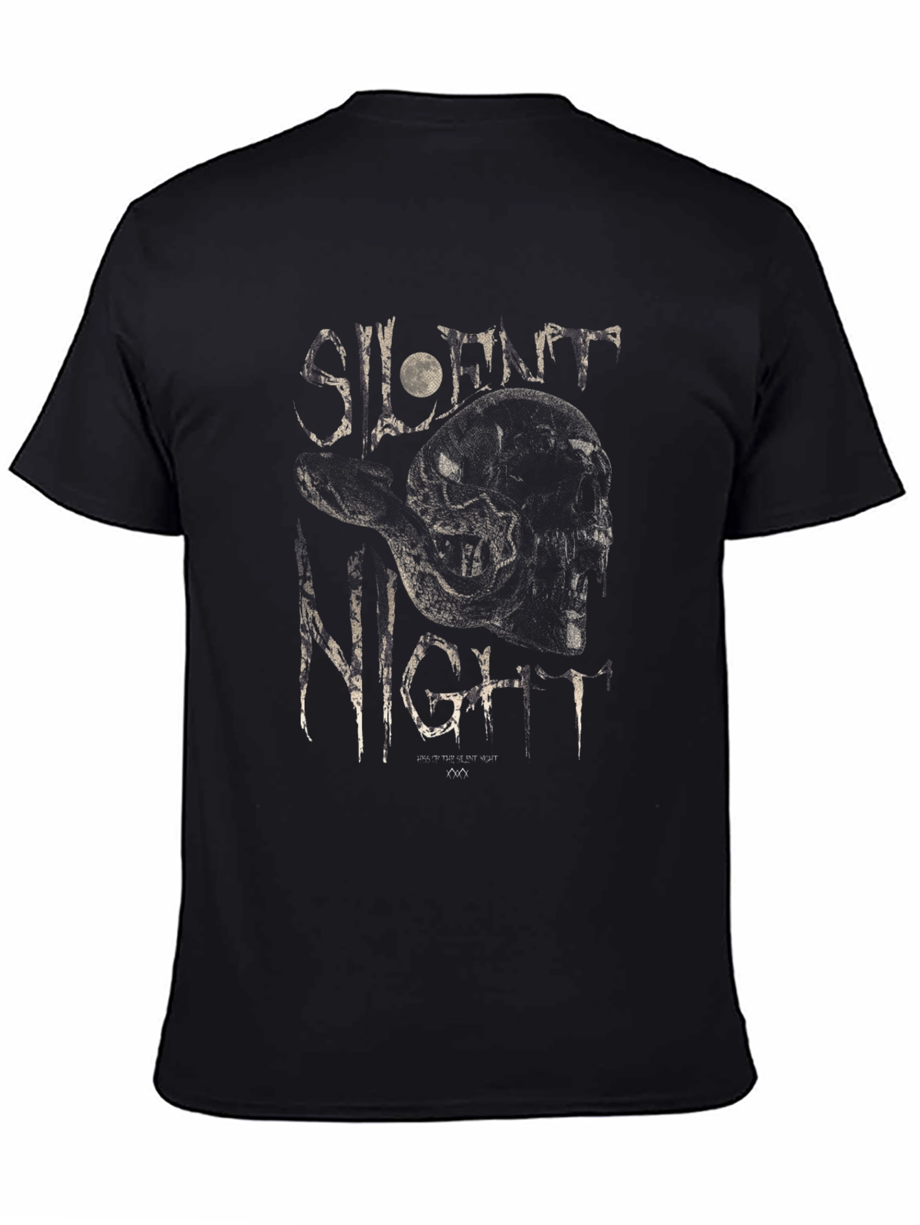 Silent Night Skull T-Shirt
