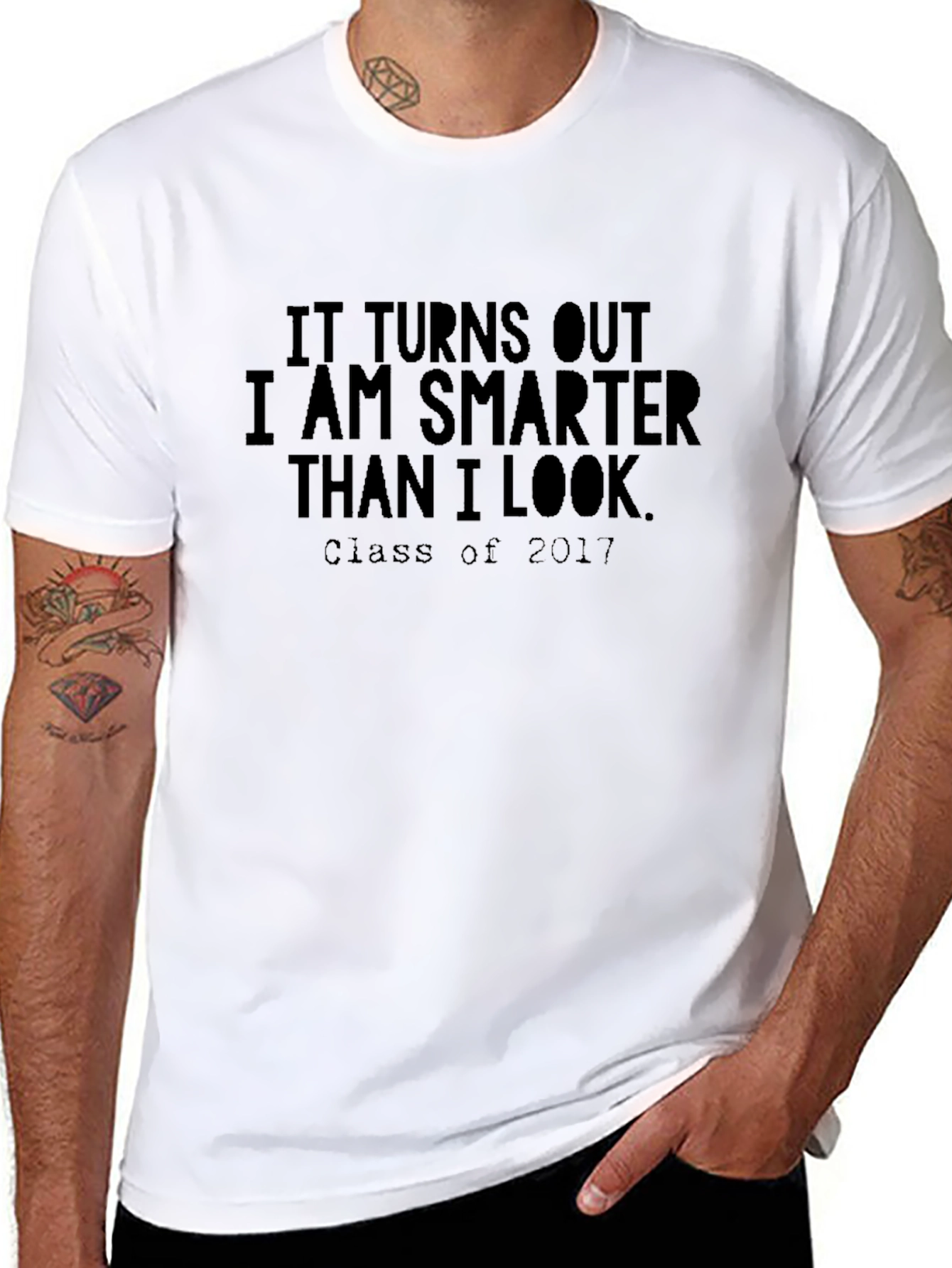 Smarter Than I Look 2017 Graduation T-Shirt
