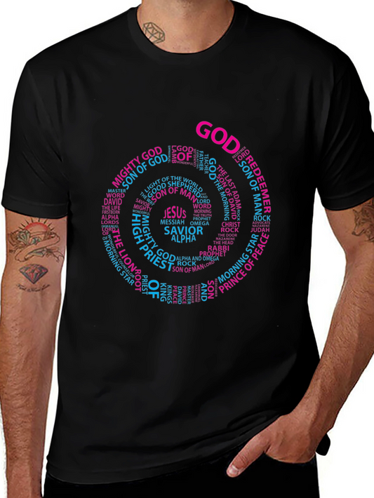 Faith Inspired Graphic Tee - GOD Circle