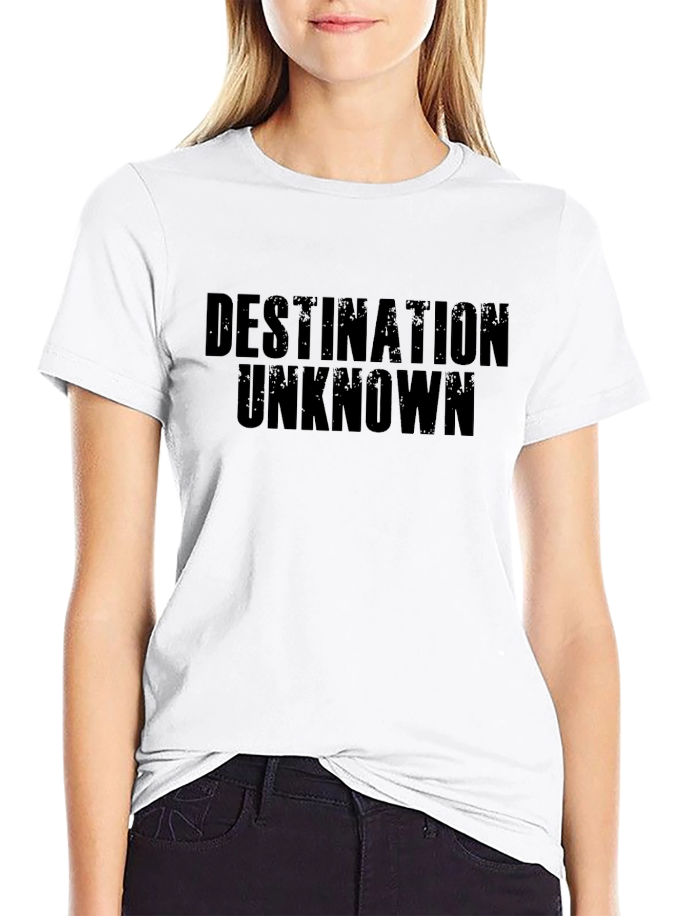 Destination Unknown Graphic T-Shirt - Black