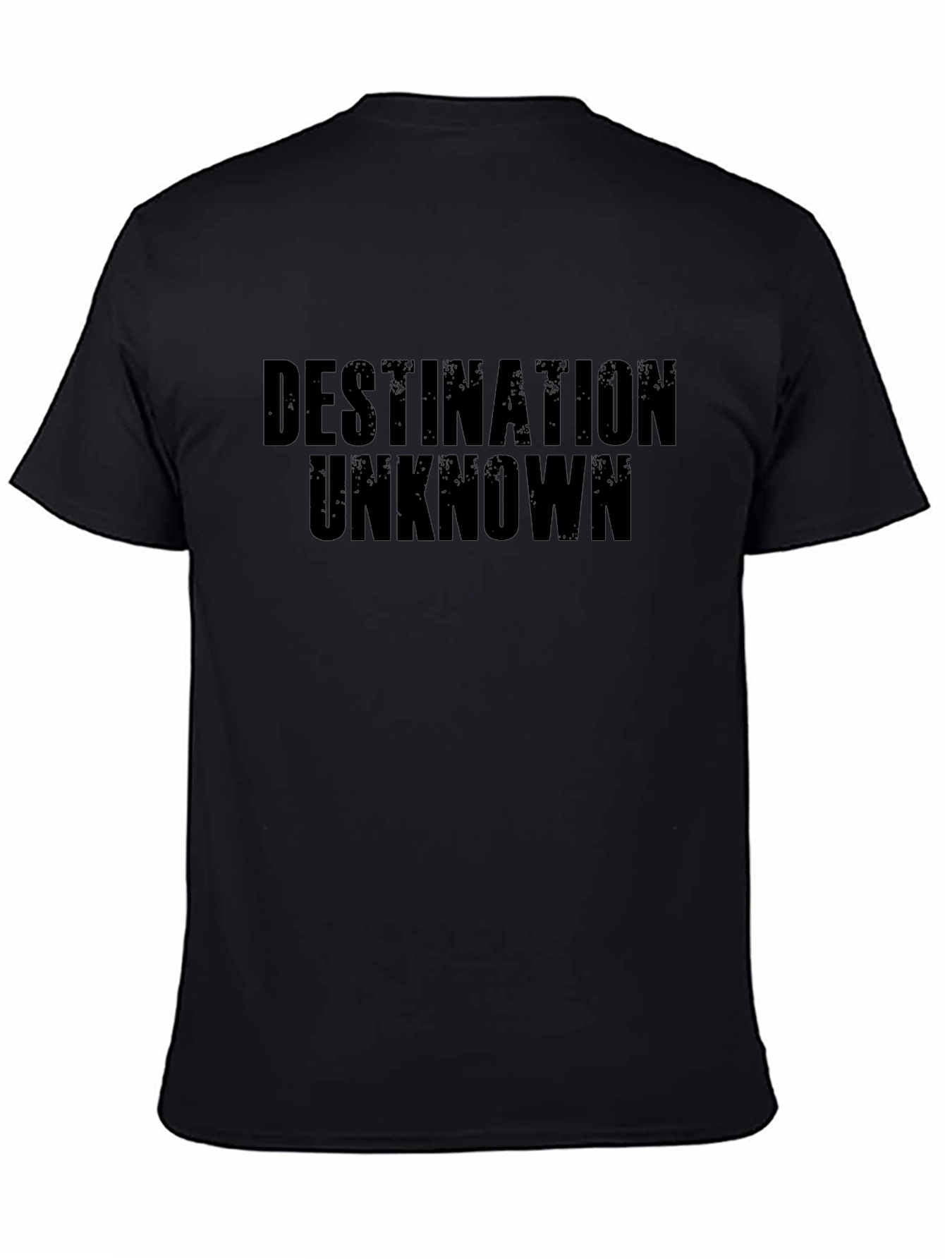 Destination Unknown Graphic T-Shirt - Black