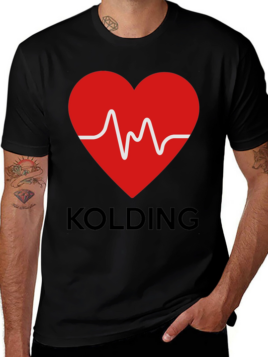 KOLDING Heartbeat Graphic T-Shirt - Stylish & Comfortable