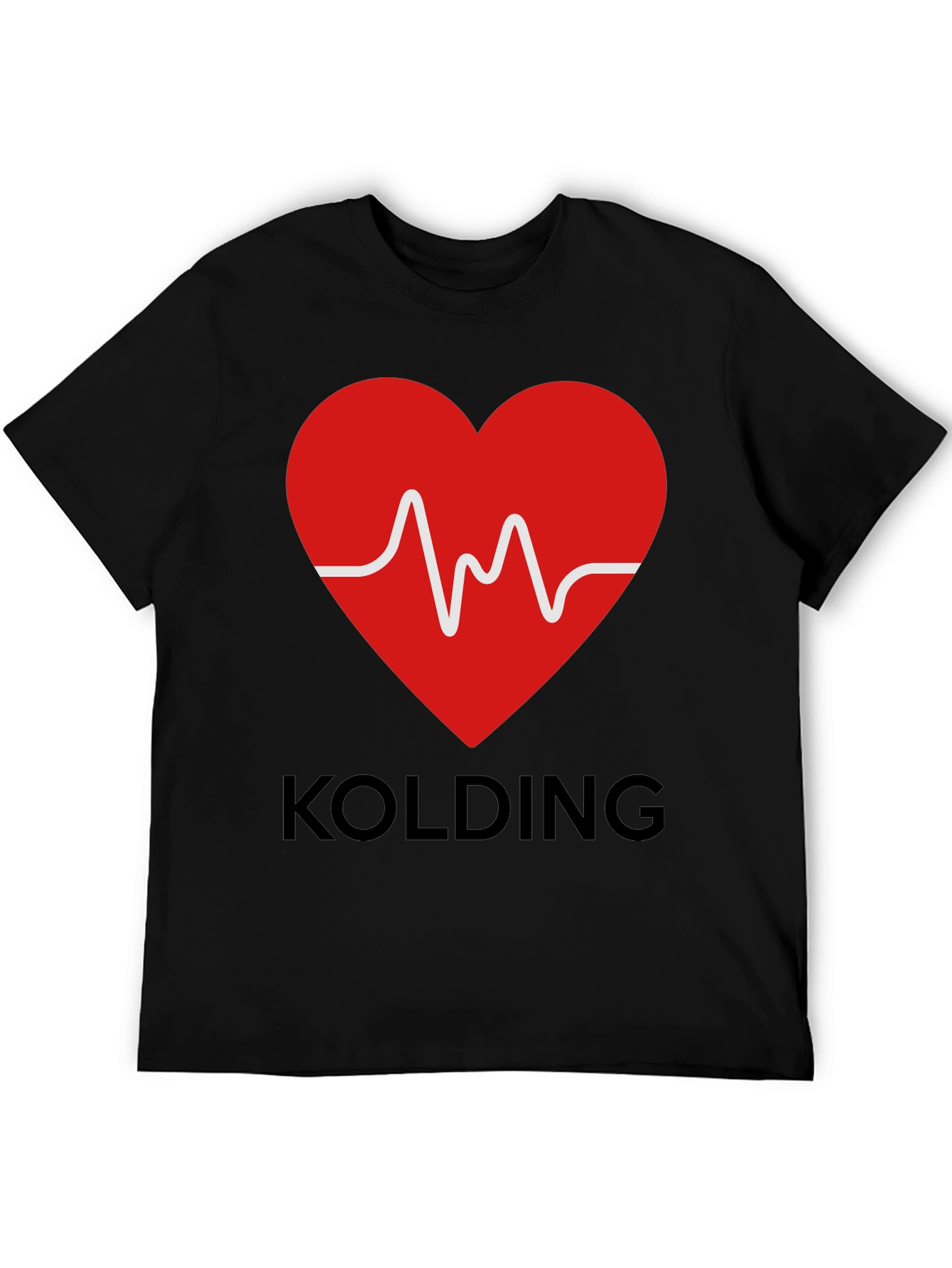 KOLDING Heartbeat Graphic T-Shirt - Stylish & Comfortable