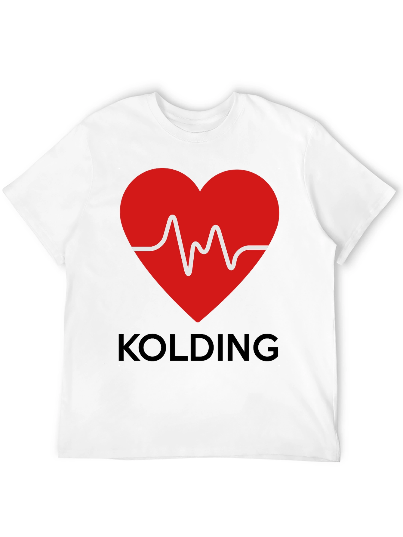 KOLDING Heartbeat Graphic T-Shirt - Stylish & Comfortable