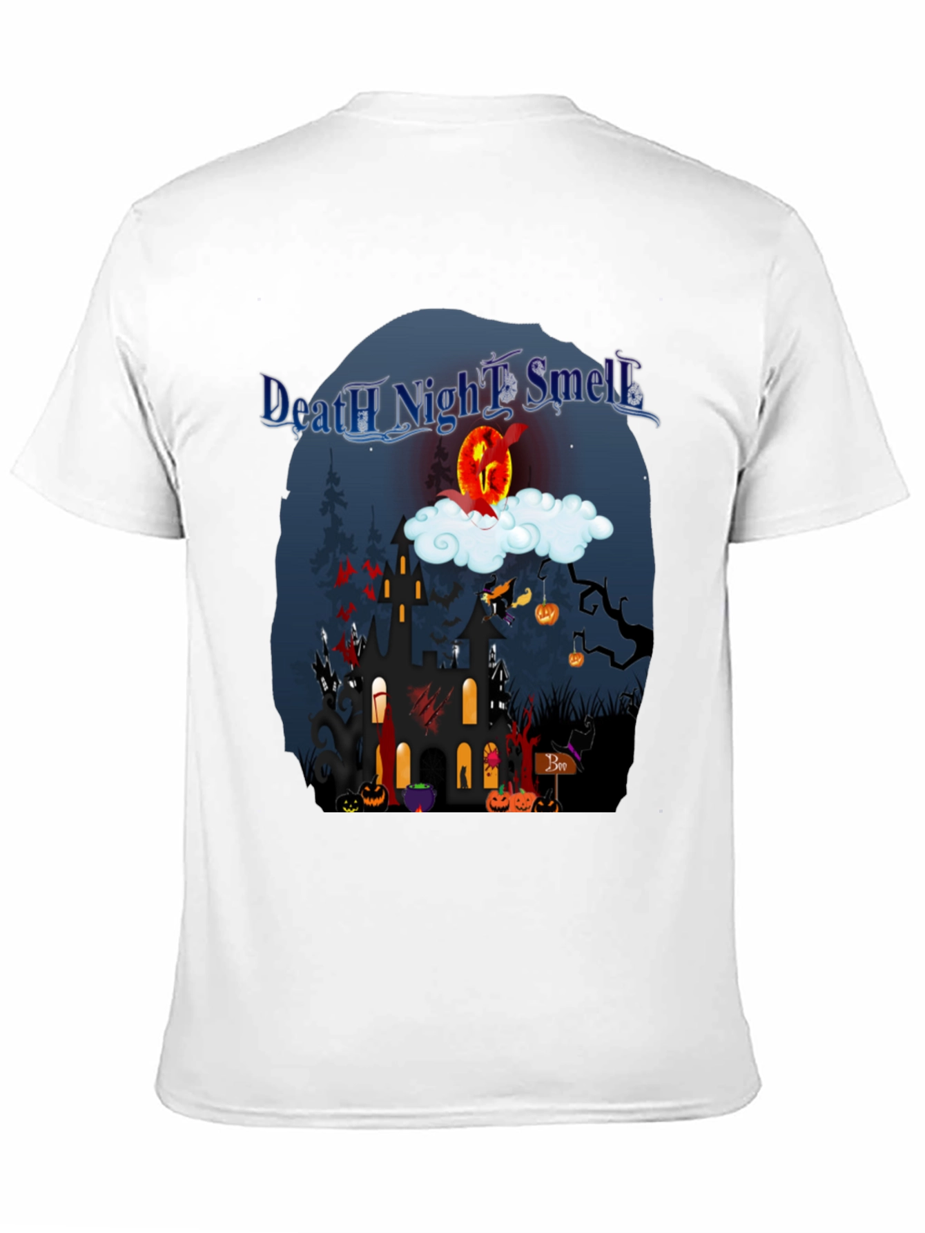 Death Night Smell T-Shirt Halloween Graphic Tee