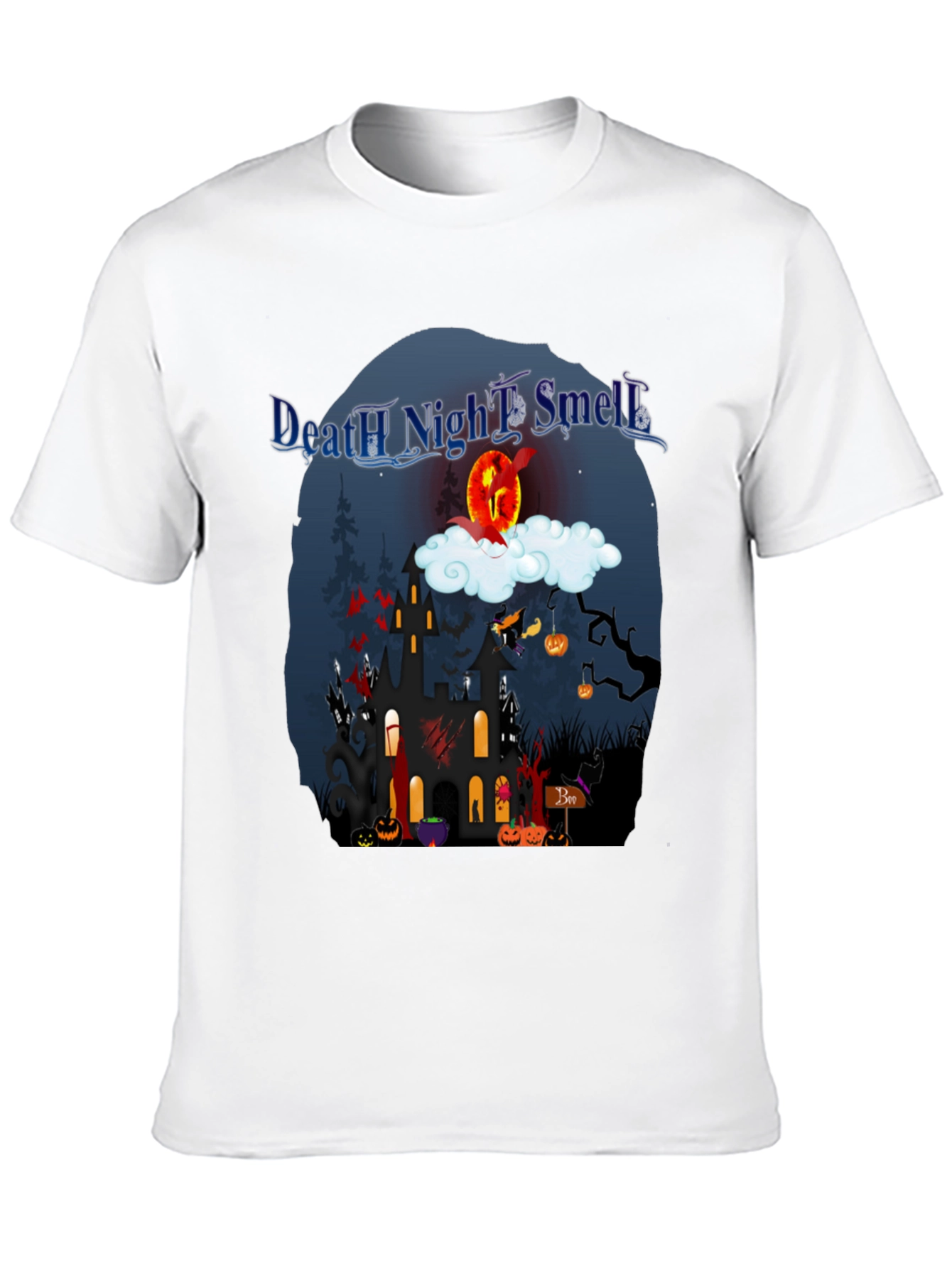 Death Night Smell T-Shirt Halloween Graphic Tee