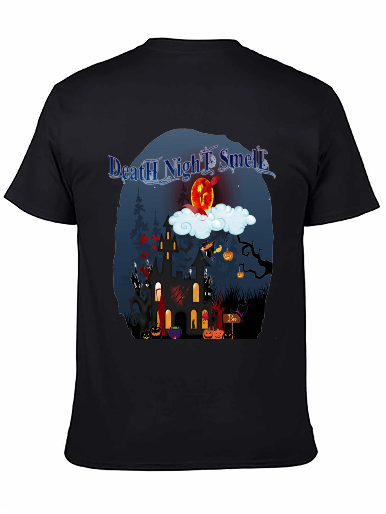 Death Night Smell T-Shirt Halloween Graphic Tee