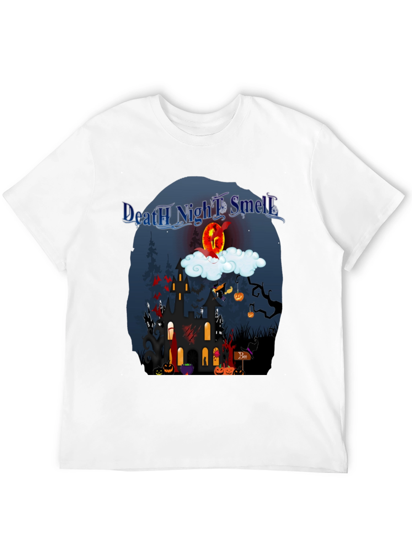 Death Night Smell T-Shirt Halloween Graphic Tee
