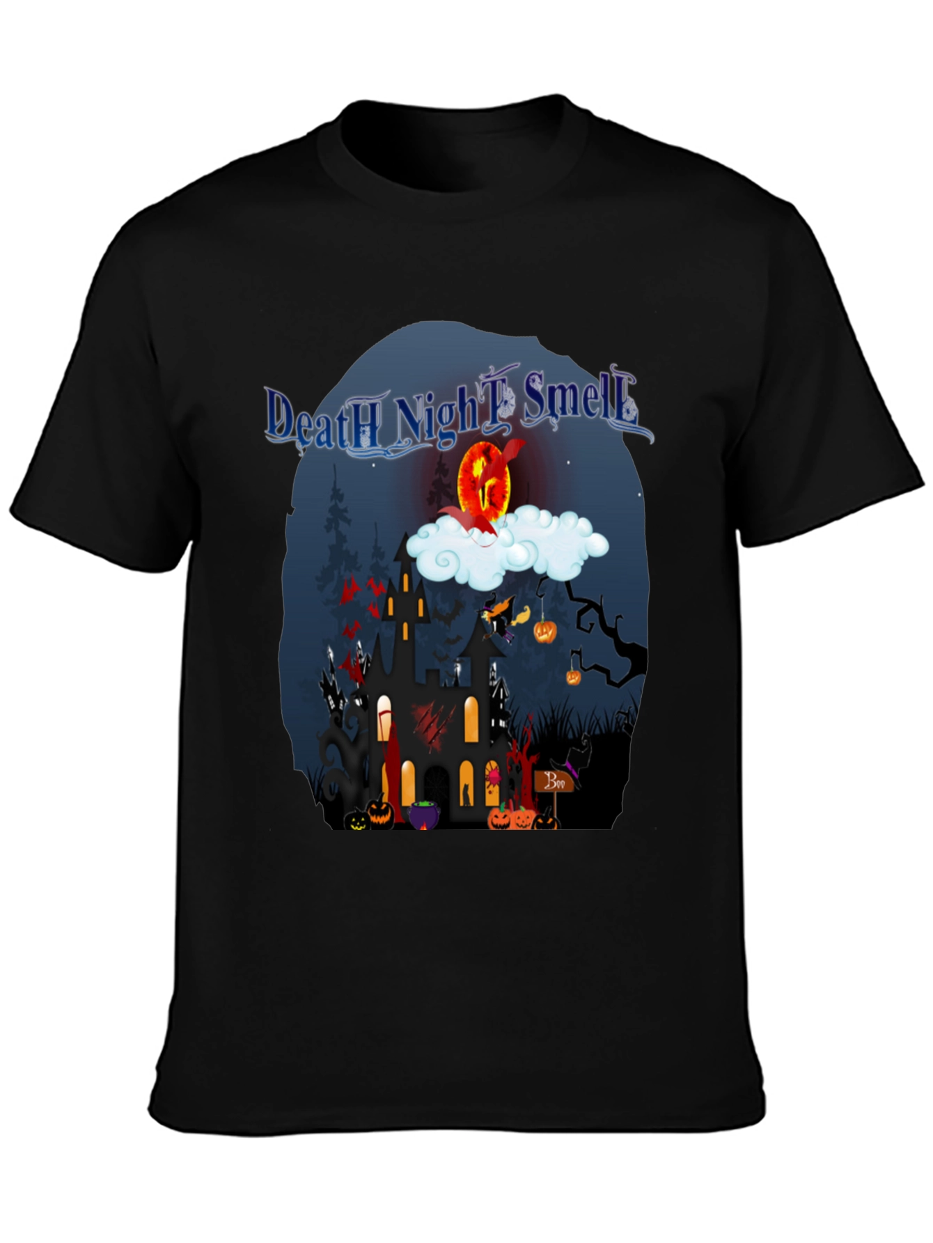 Death Night Smell T-Shirt Halloween Graphic Tee