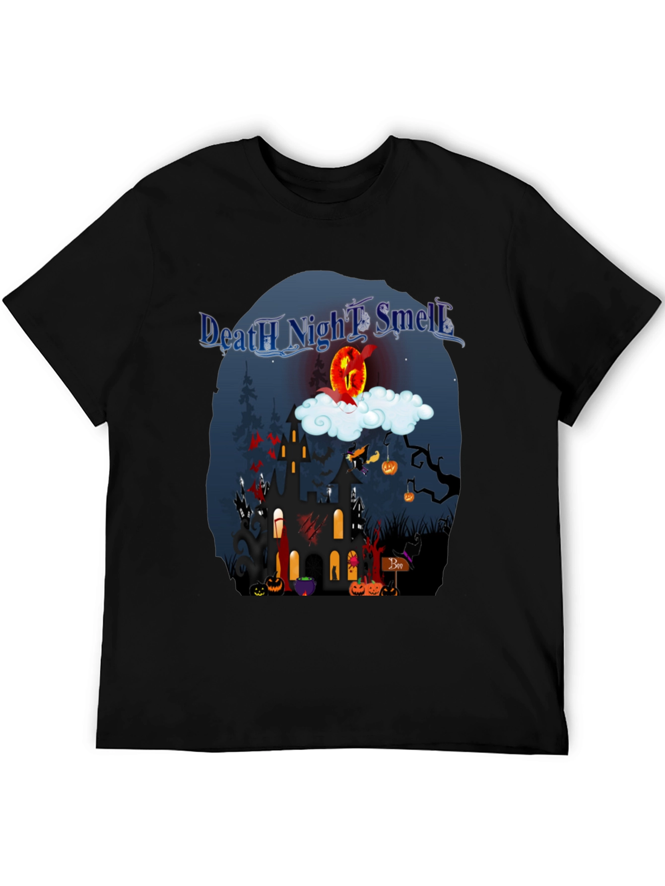 Death Night Smell T-Shirt Halloween Graphic Tee