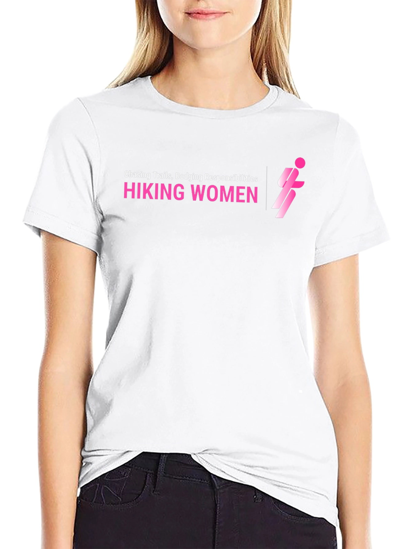 Hiking Women Tee - Trail Adventure T-Shirt