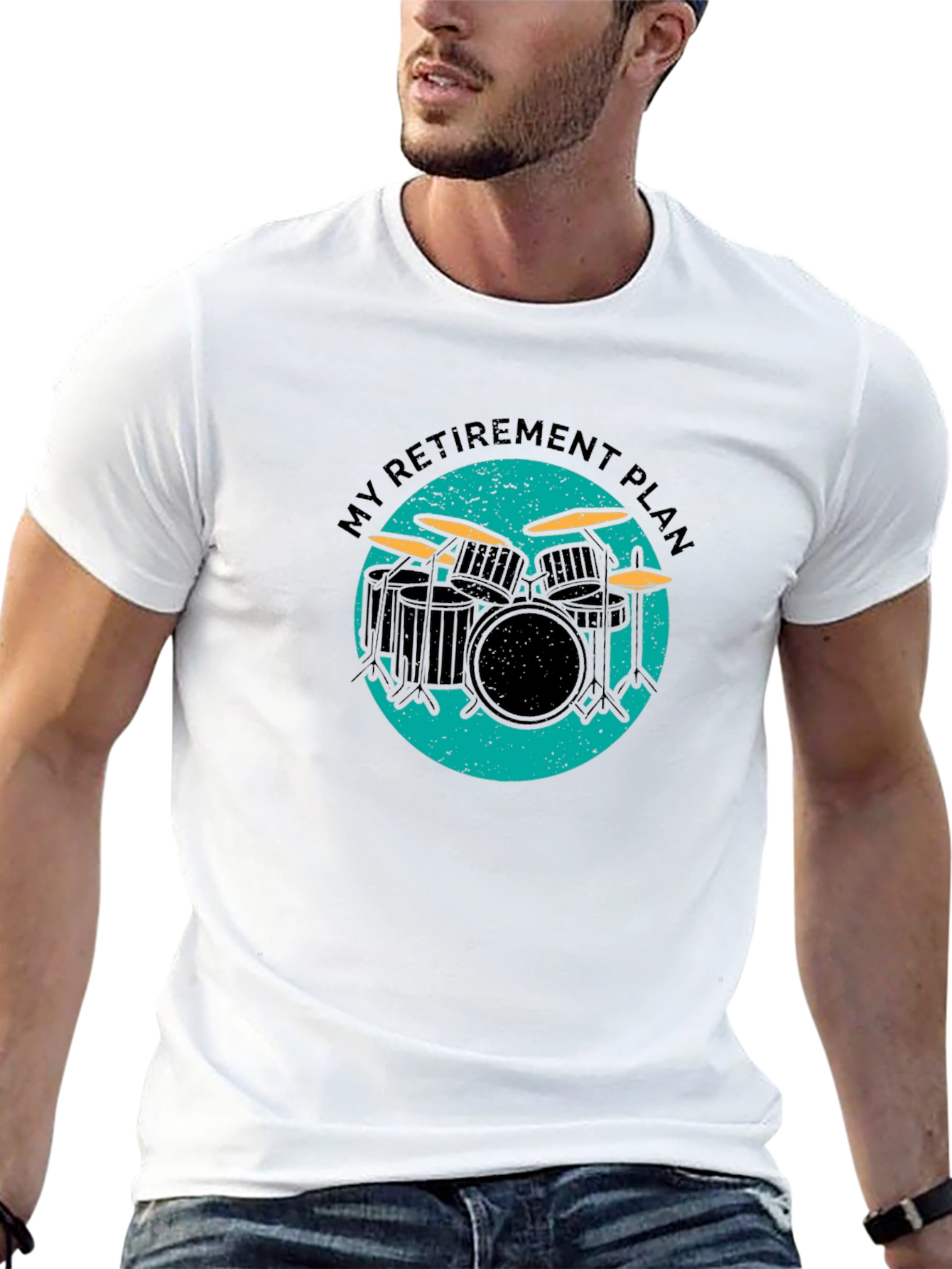 My Retirement Plan Drum Set Graphic Tee