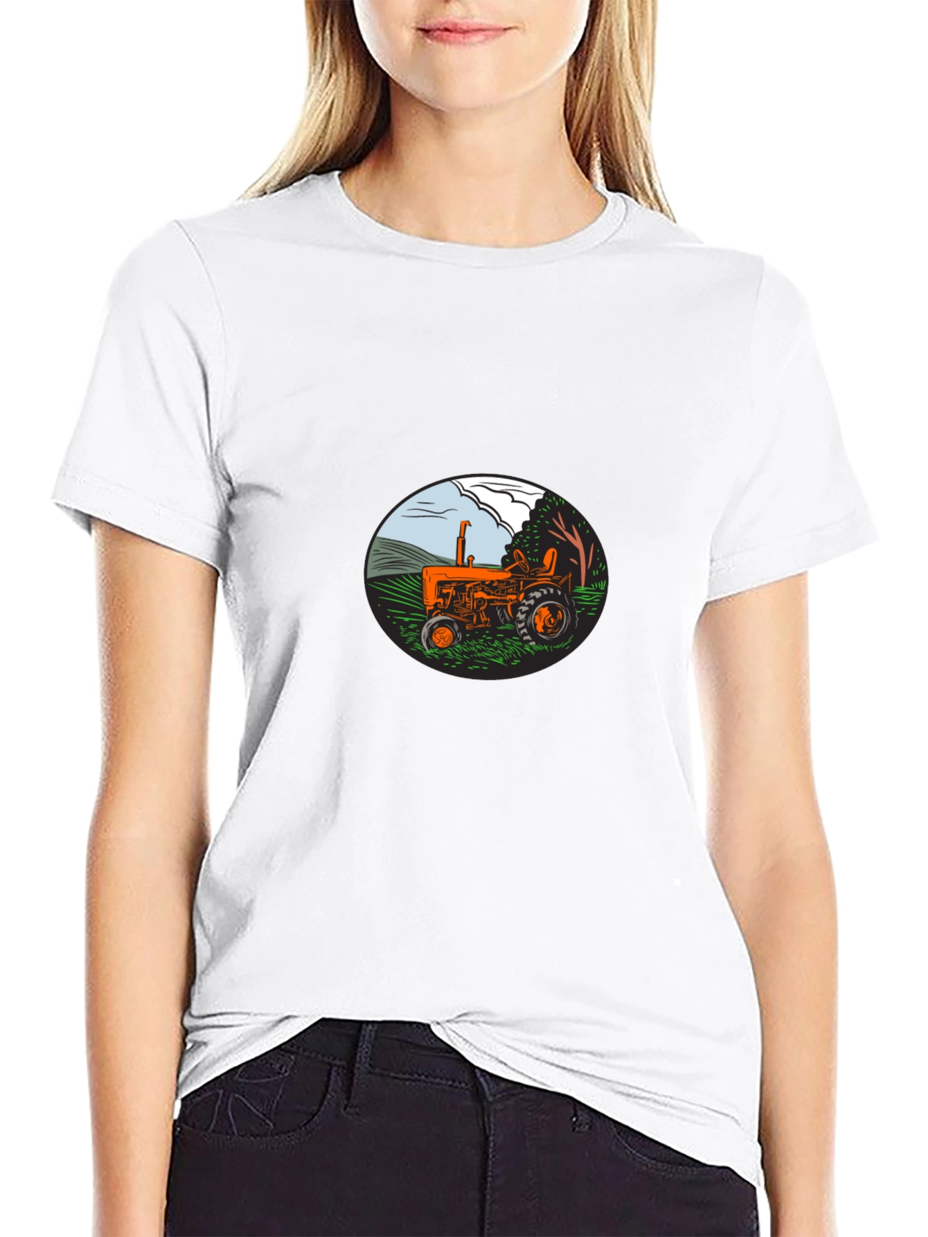 Tractor Graphic Tee - Farm Life Shirt