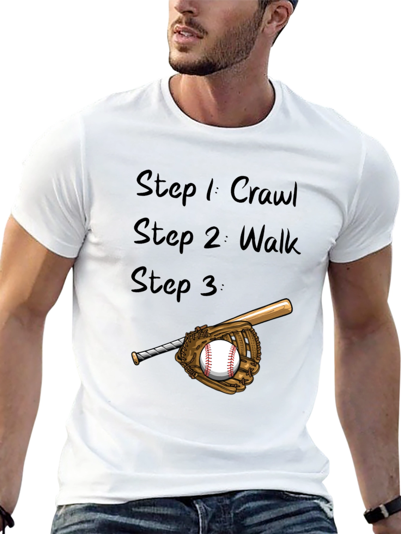 Baseball Fan T-Shirt - Step 3: Play Ball!
