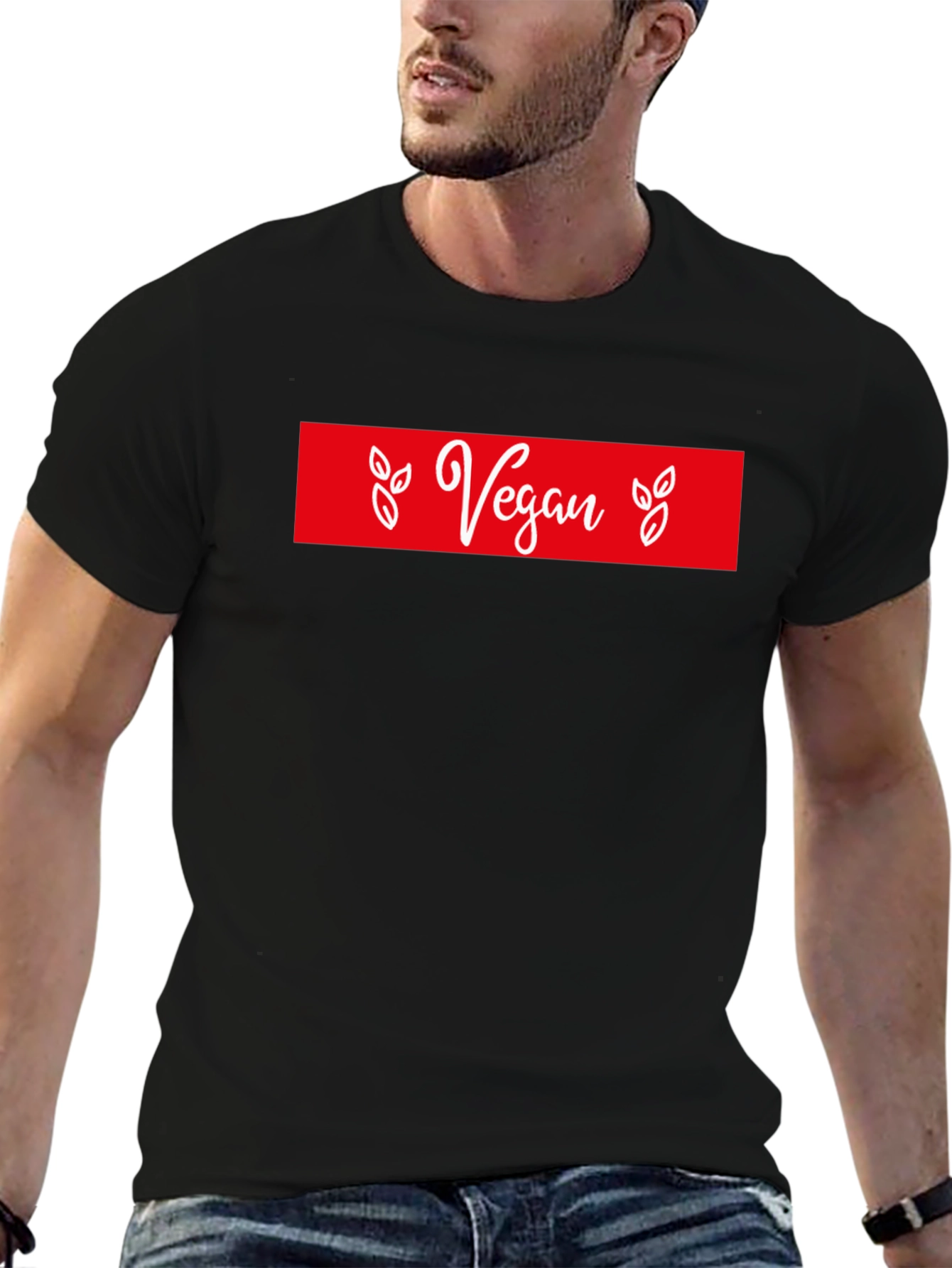 Vegan Graphic T-Shirt - Stylish Vegetarian Tee