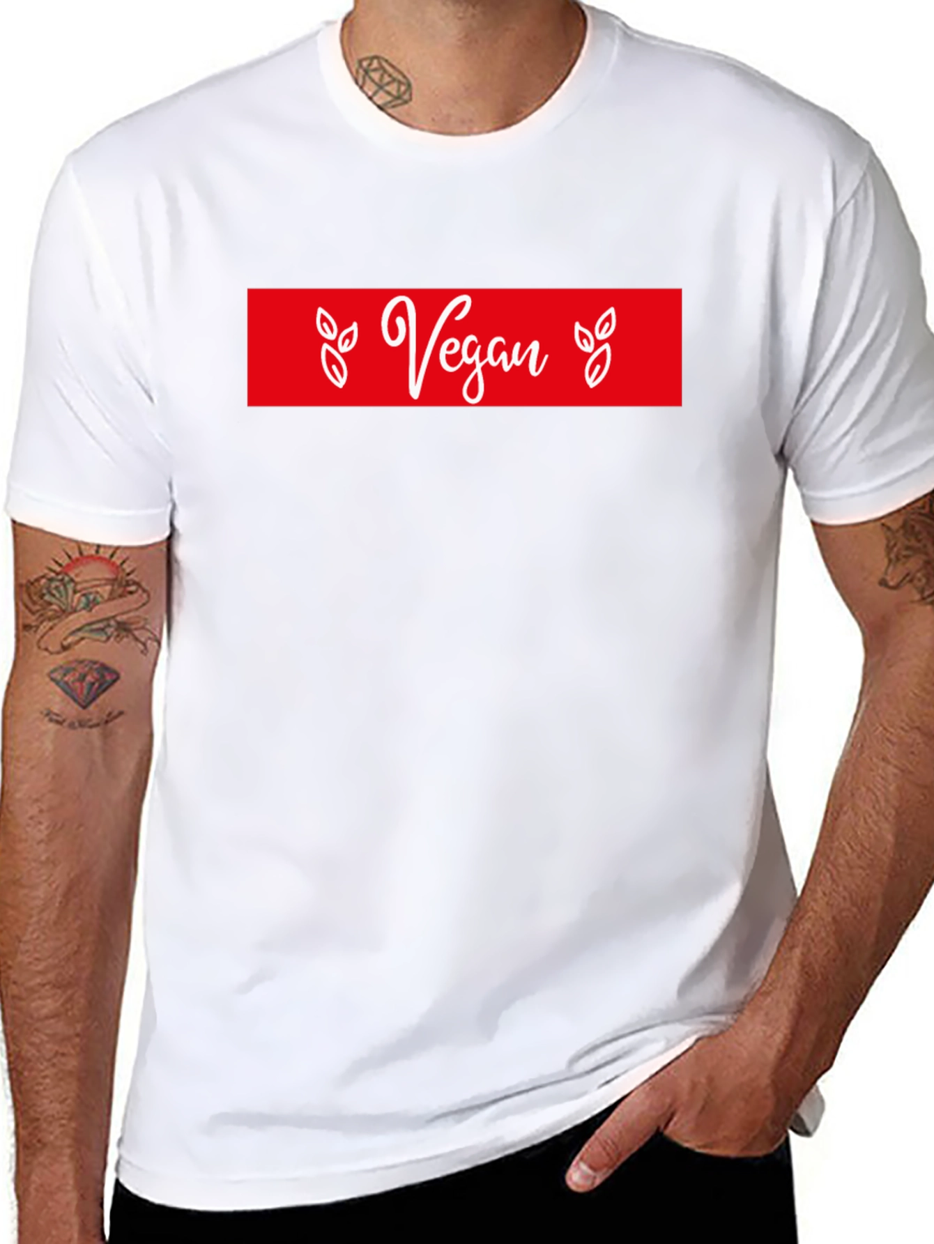 Vegan Graphic T-Shirt - Stylish Vegetarian Tee