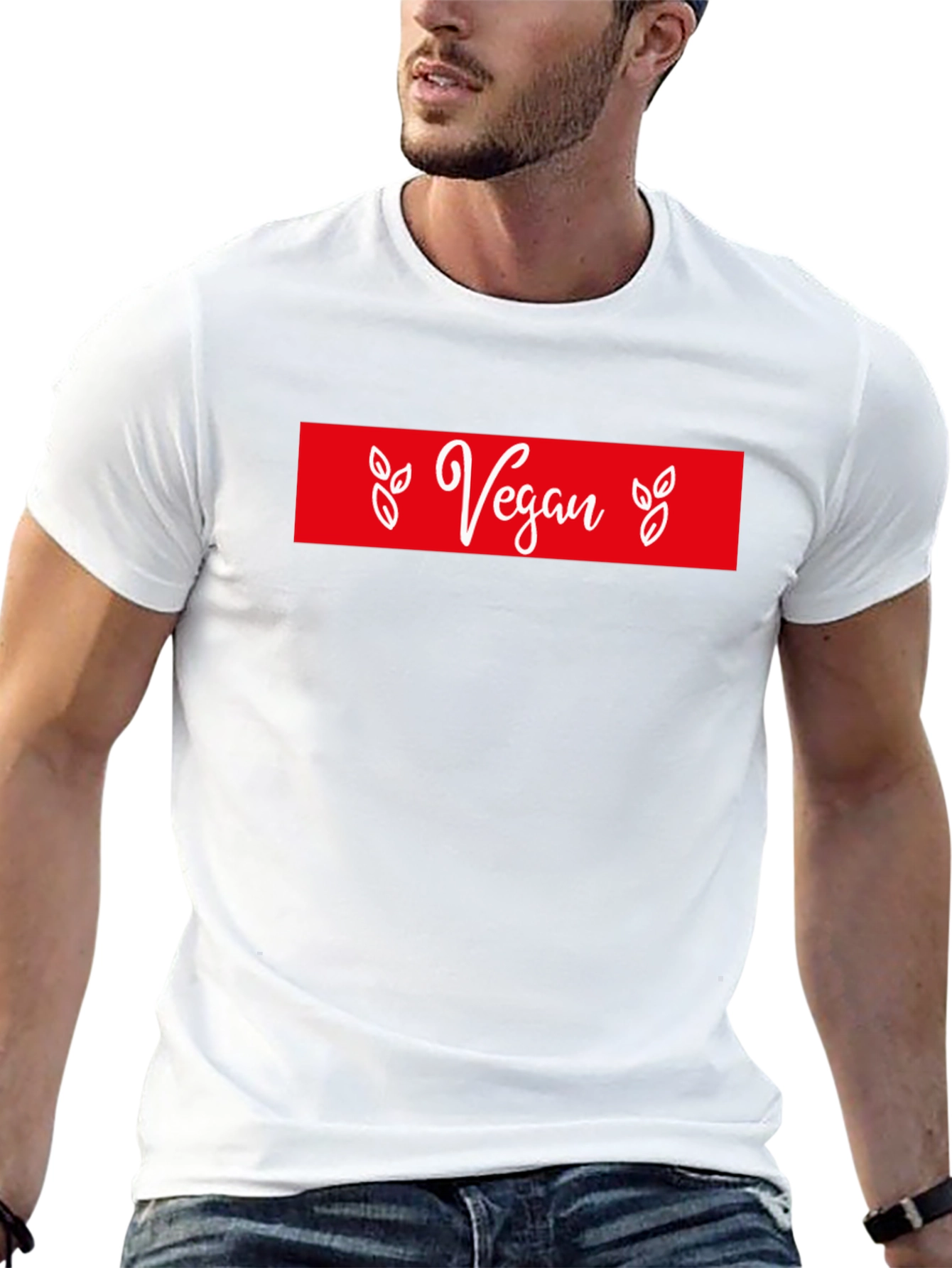 Vegan Graphic T-Shirt - Stylish Vegetarian Tee