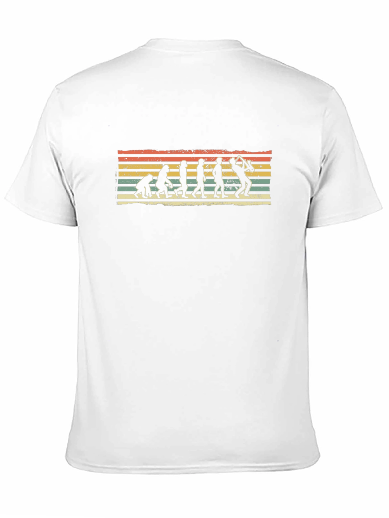 Evolution of Sax Man Black T-Shirt