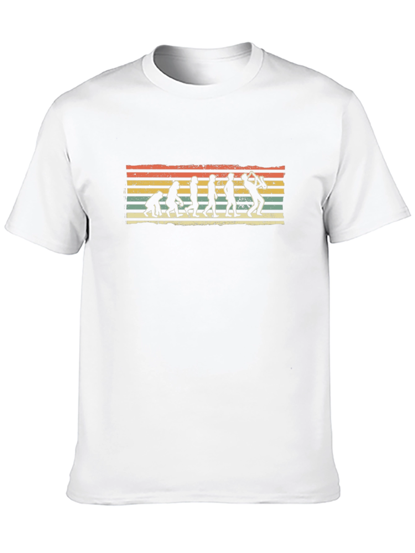 Evolution of Sax Man Black T-Shirt