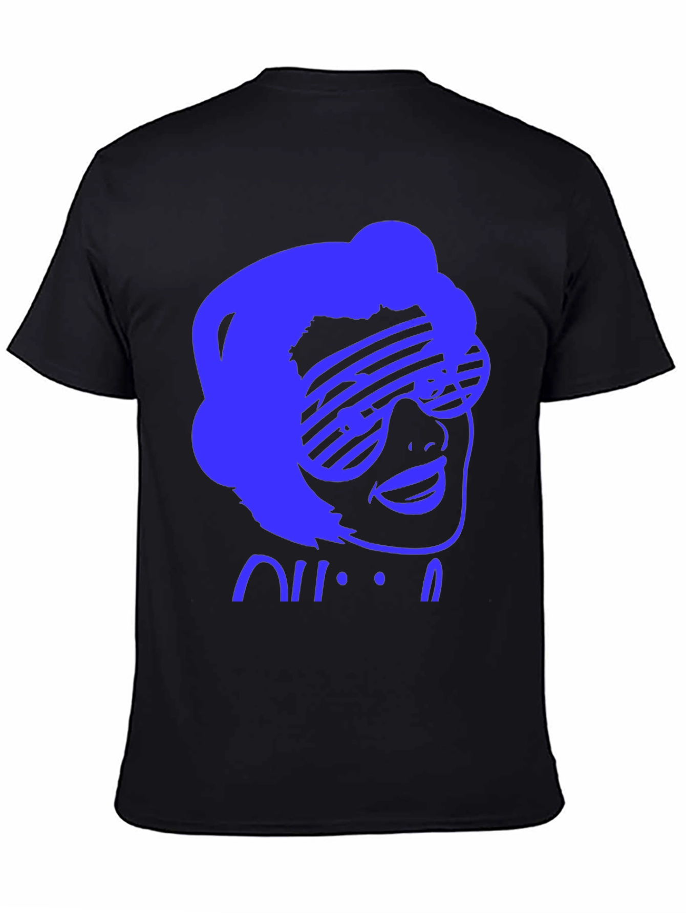 Retro Sunglasses Graphic Tee - Black