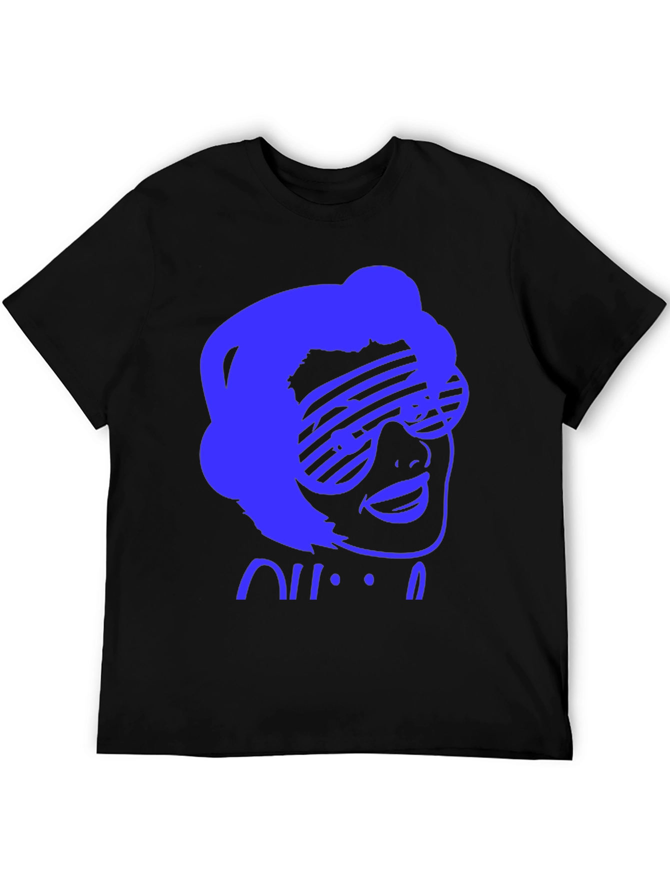 Retro Sunglasses Graphic Tee - Black