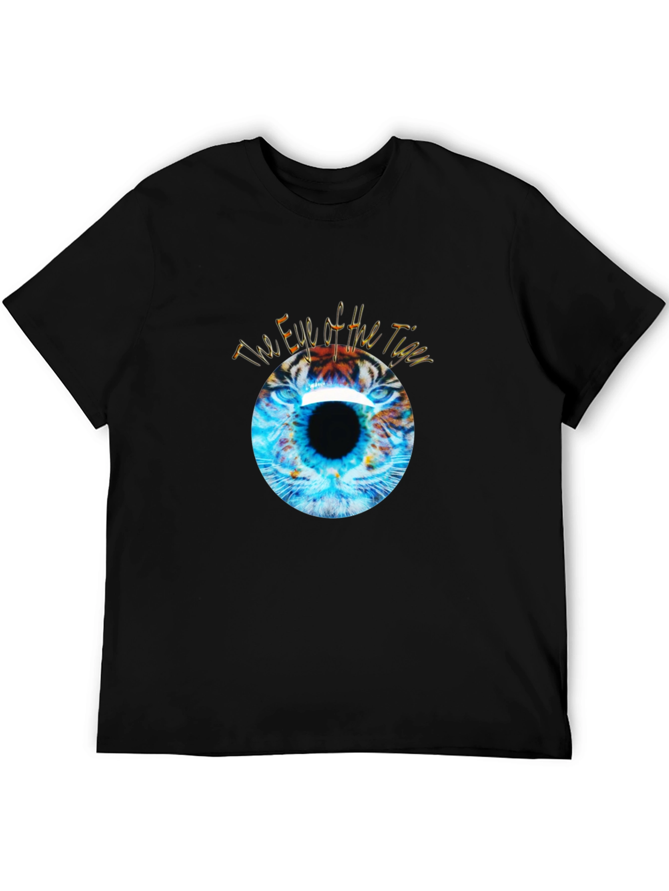 Eye of the Tiger Graphic Black T-Shirt
