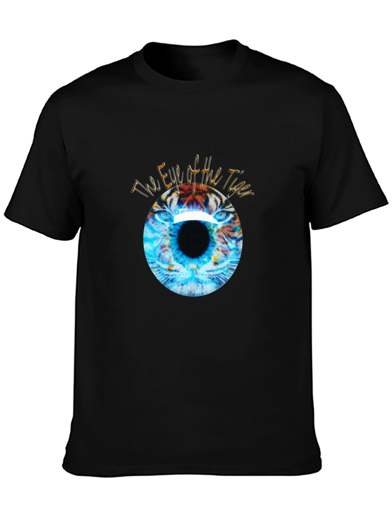 Eye of the Tiger Graphic Black T-Shirt