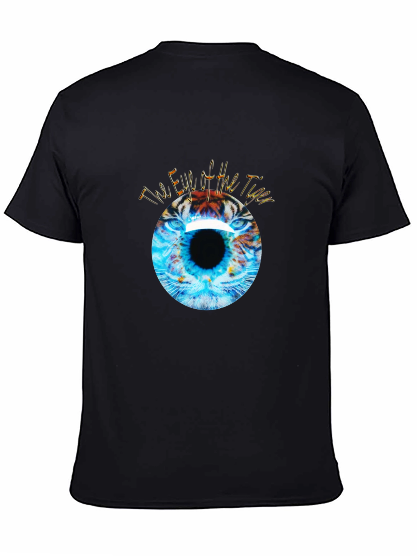 Eye of the Tiger Graphic Black T-Shirt