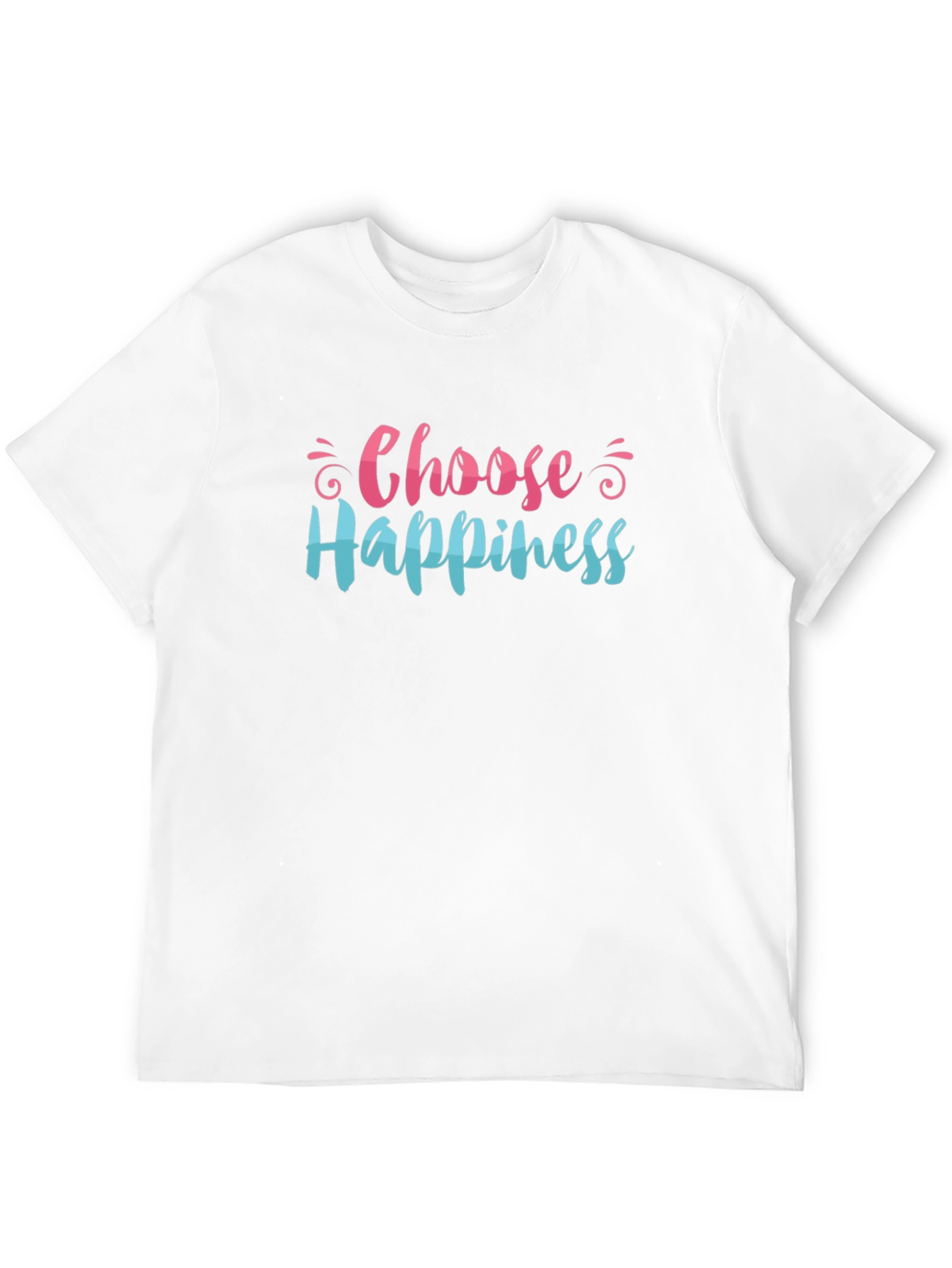 Choose Happiness Graphic Tee - Black