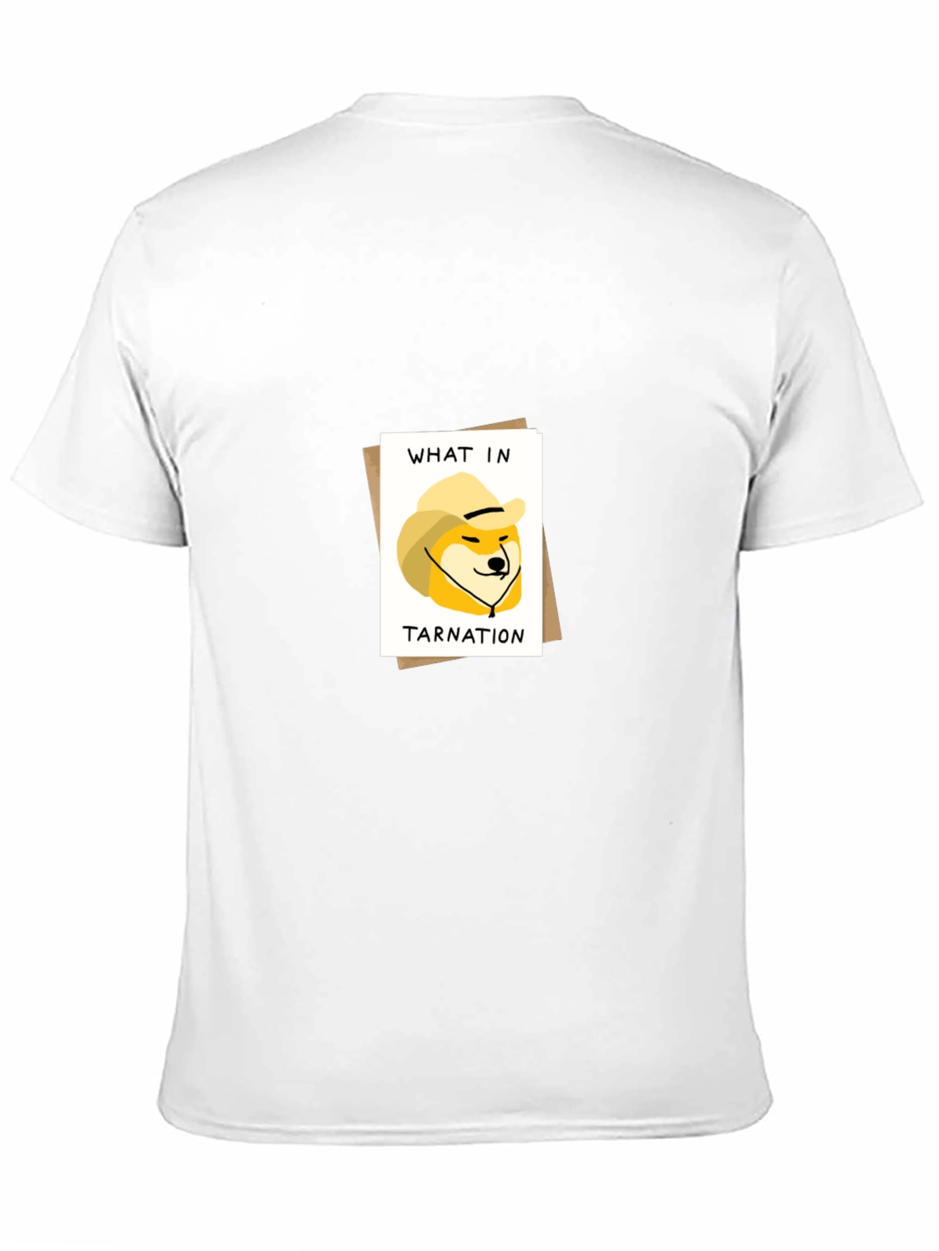 What in Tarnation Doge Meme Black T-Shirt