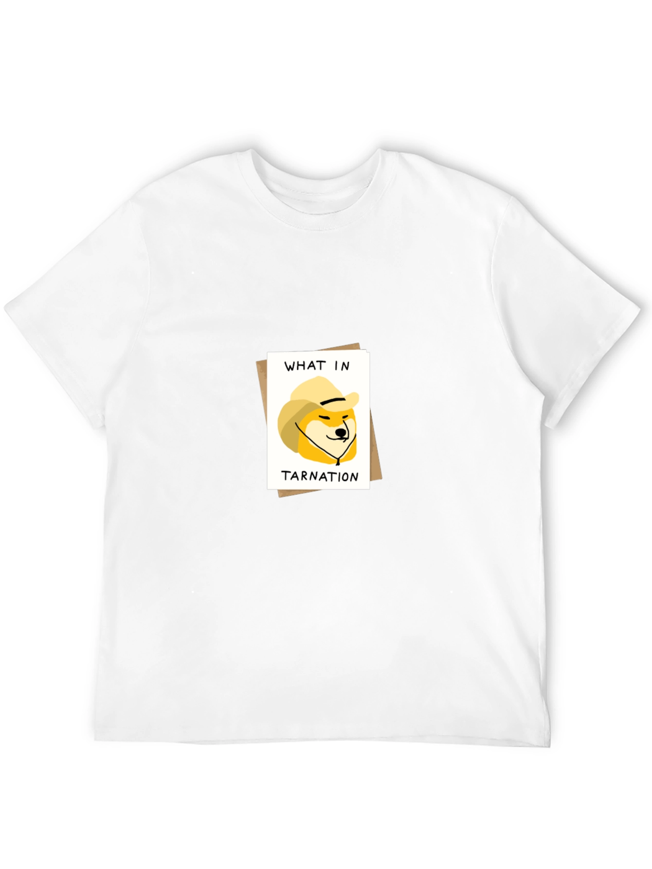 What in Tarnation Doge Meme Black T-Shirt