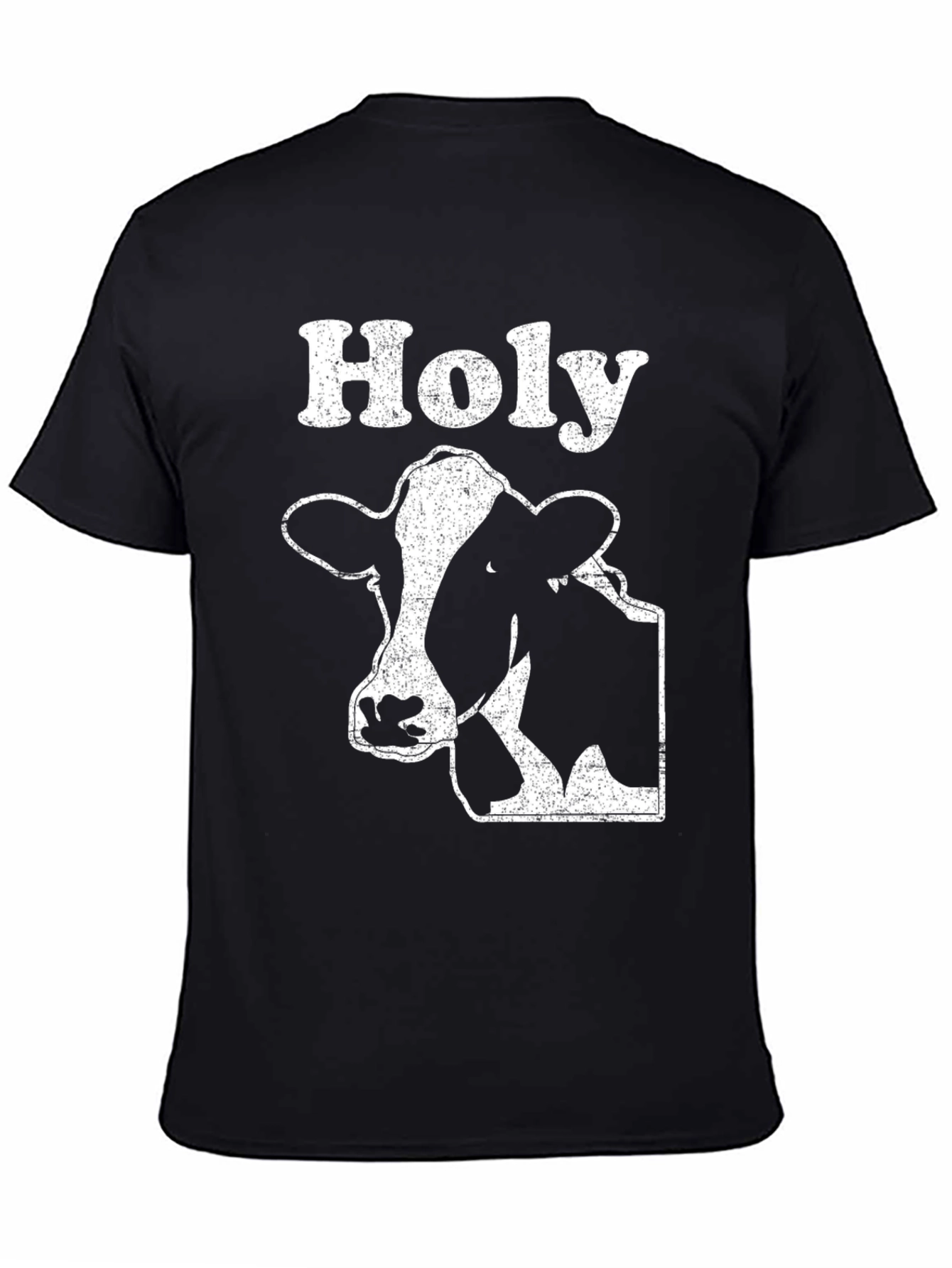 Holy Cow Graphic T-Shirt - Black