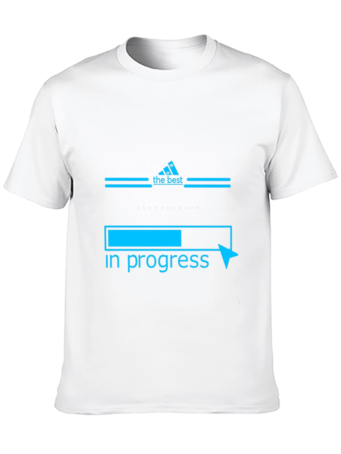 The Best In Progress Black Graphic T-Shirt