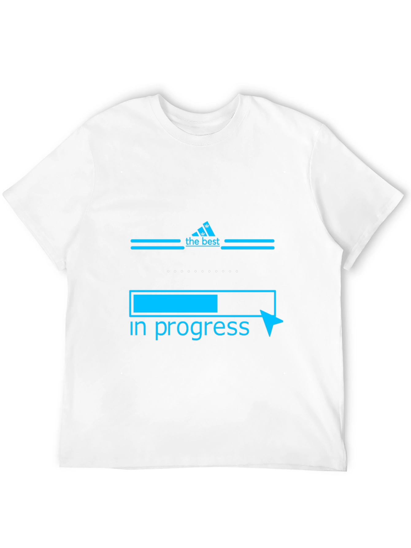 The Best In Progress Black Graphic T-Shirt
