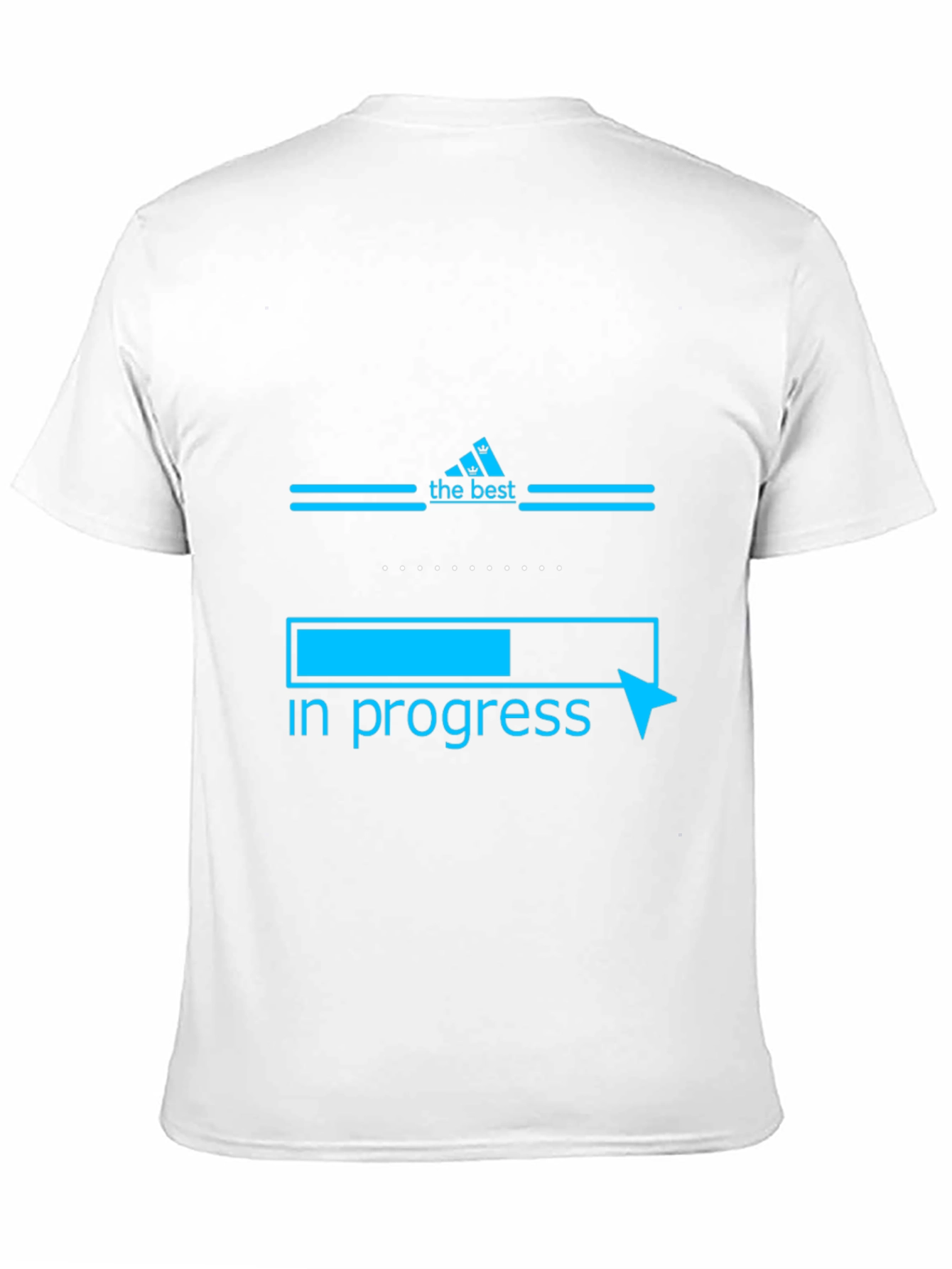 The Best In Progress Black Graphic T-Shirt