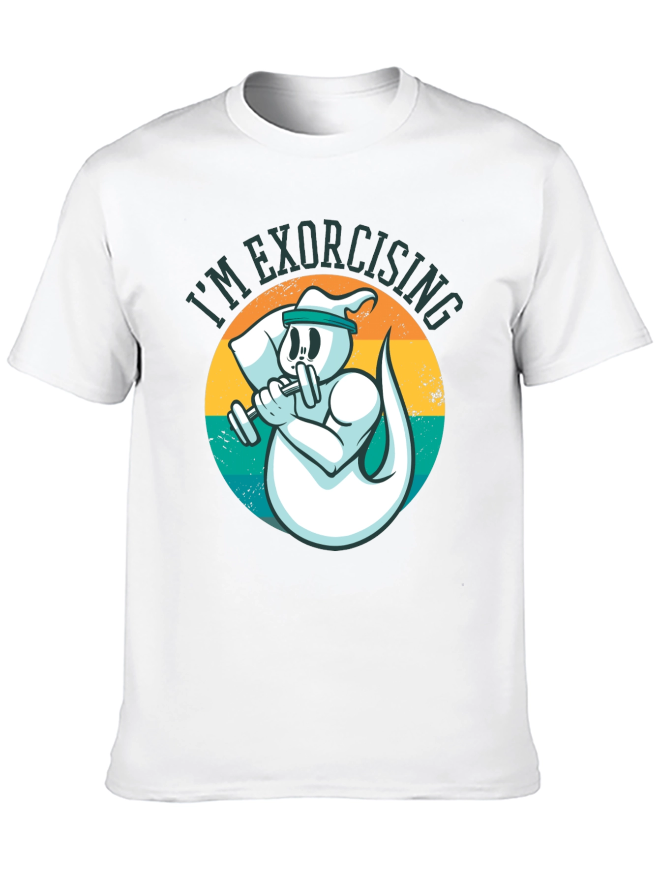 Funny Im Exorcising Ghost Workout T-Shirt