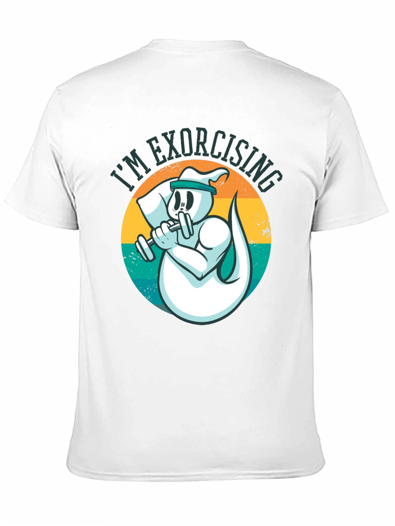 Funny Im Exorcising Ghost Workout T-Shirt