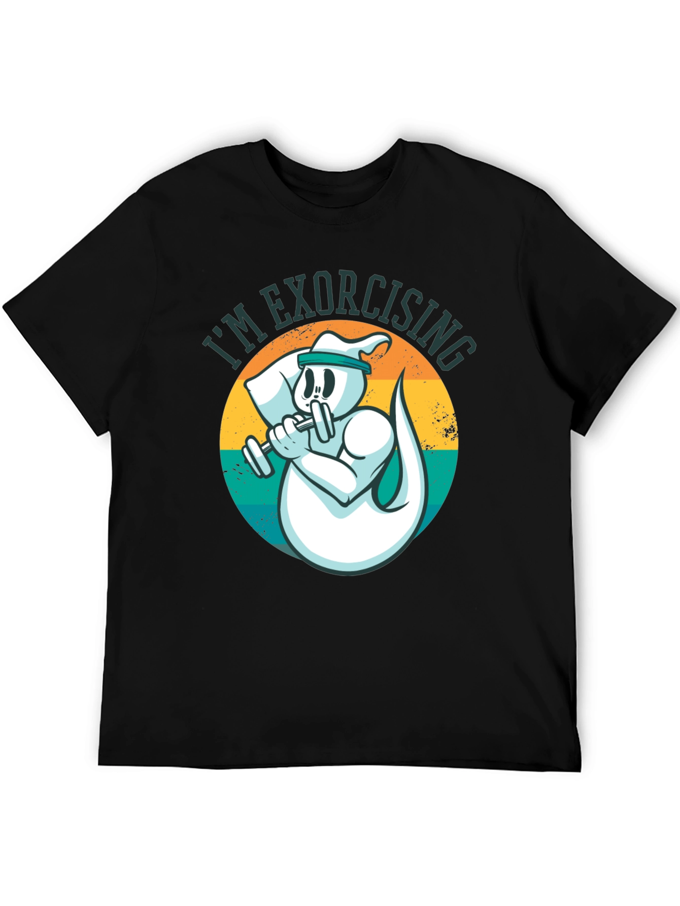 Funny Im Exorcising Ghost Workout T-Shirt
