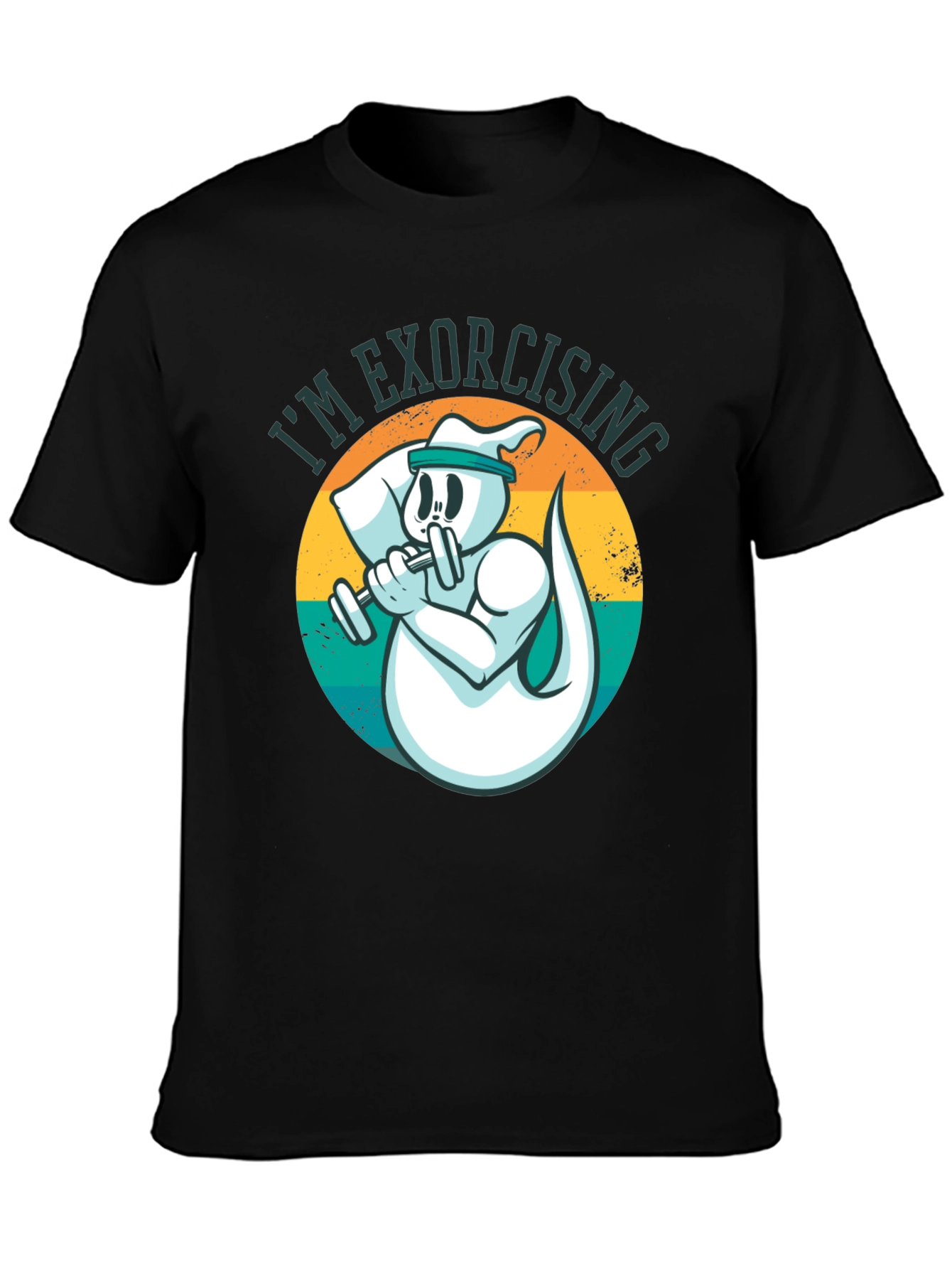 Funny Im Exorcising Ghost Workout T-Shirt