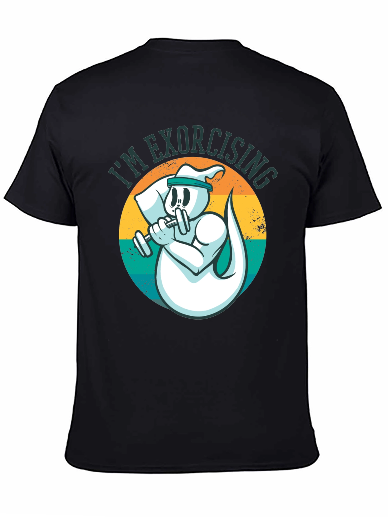 Funny Im Exorcising Ghost Workout T-Shirt