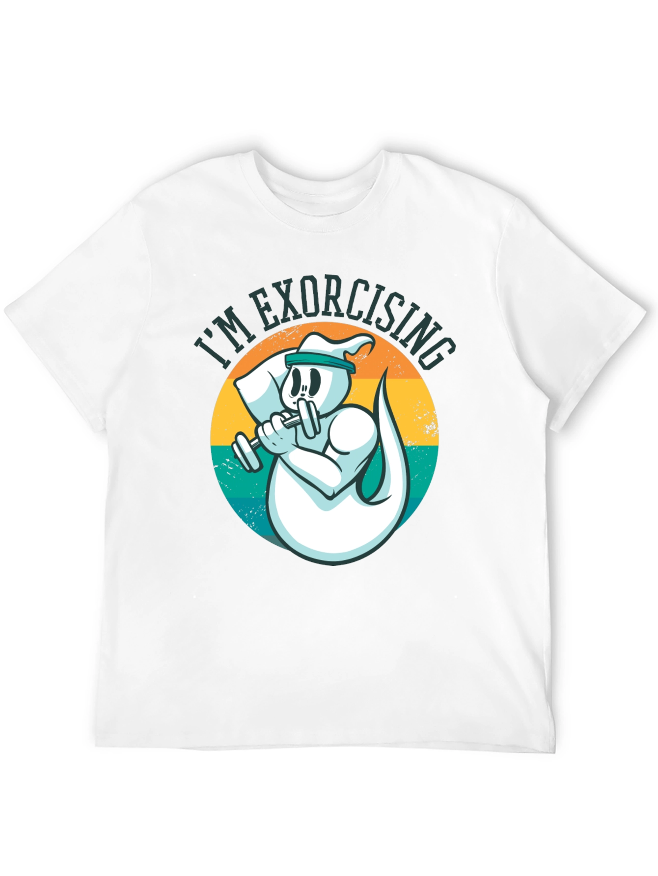 Funny Im Exorcising Ghost Workout T-Shirt