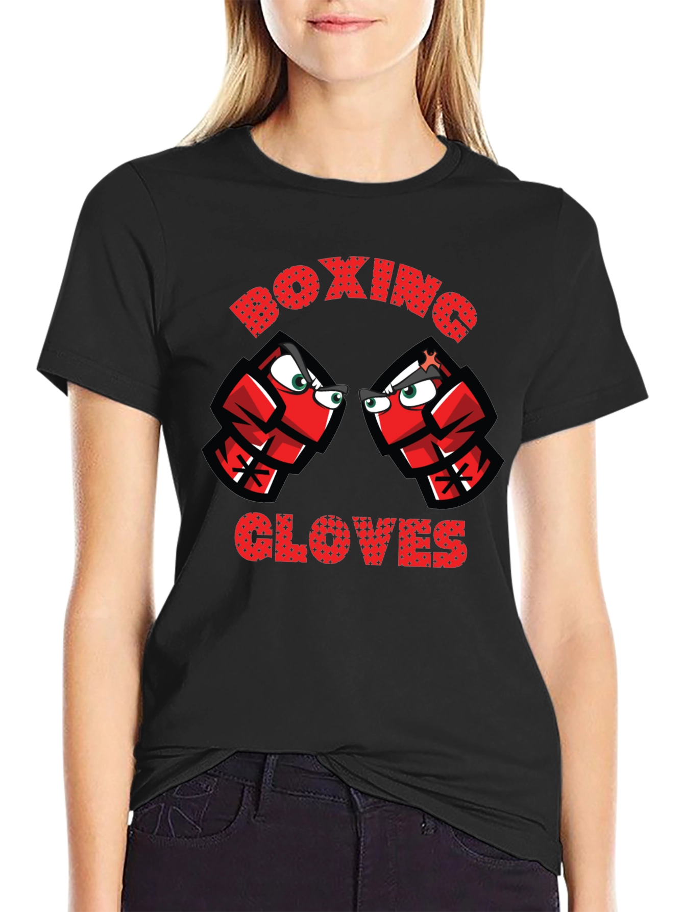 Boxing Gloves Graphic Tee - Punchy Style