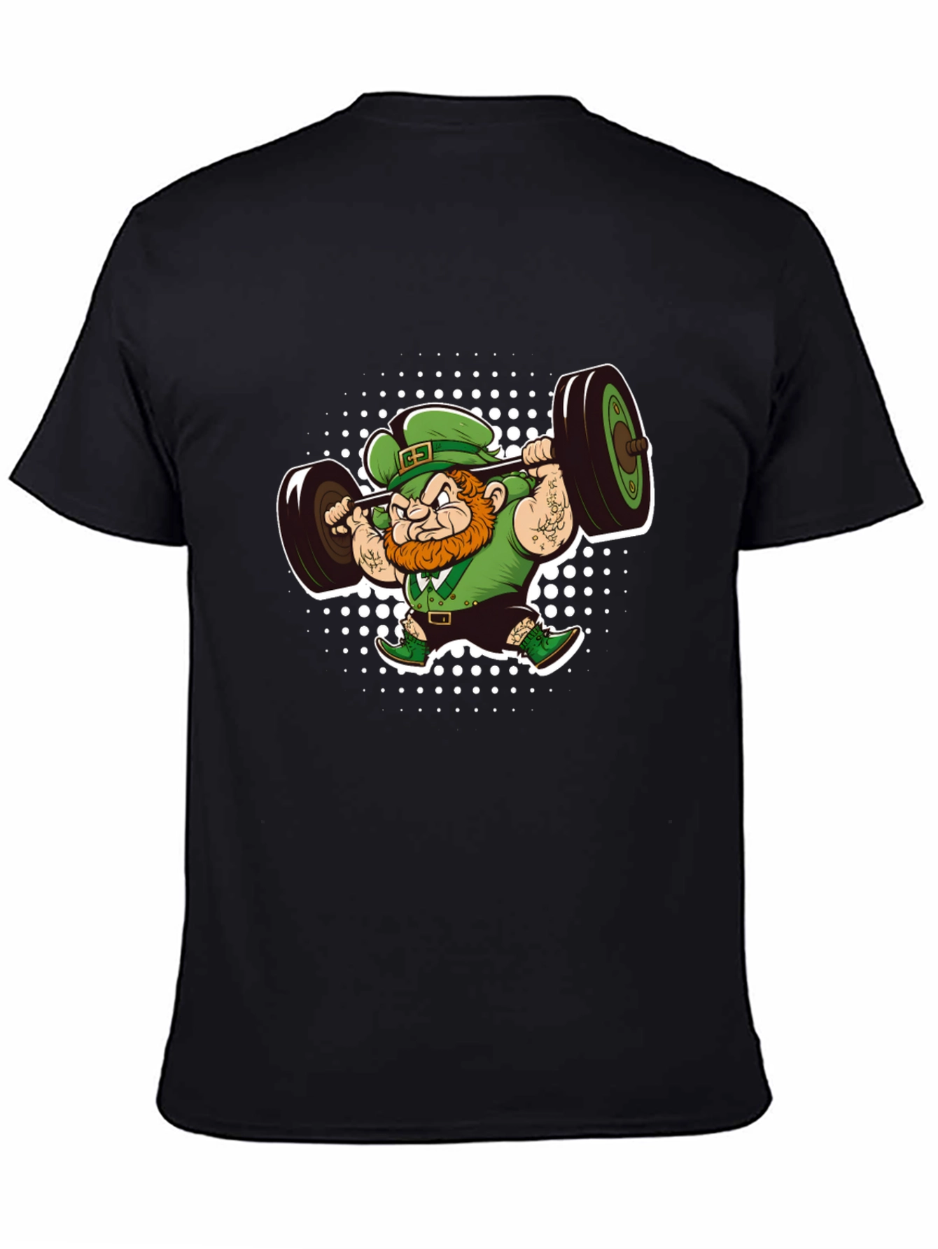 Leprechaun Lifting Barbell T-Shirt