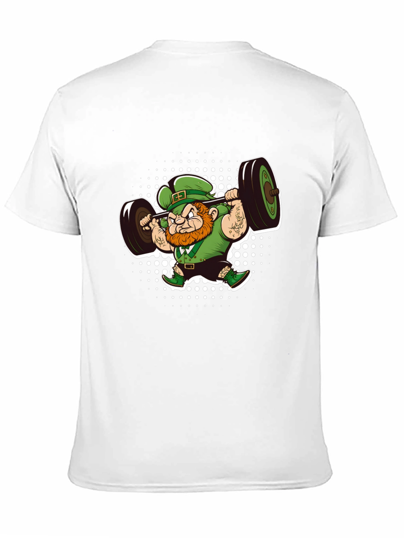 Leprechaun Lifting Barbell T-Shirt