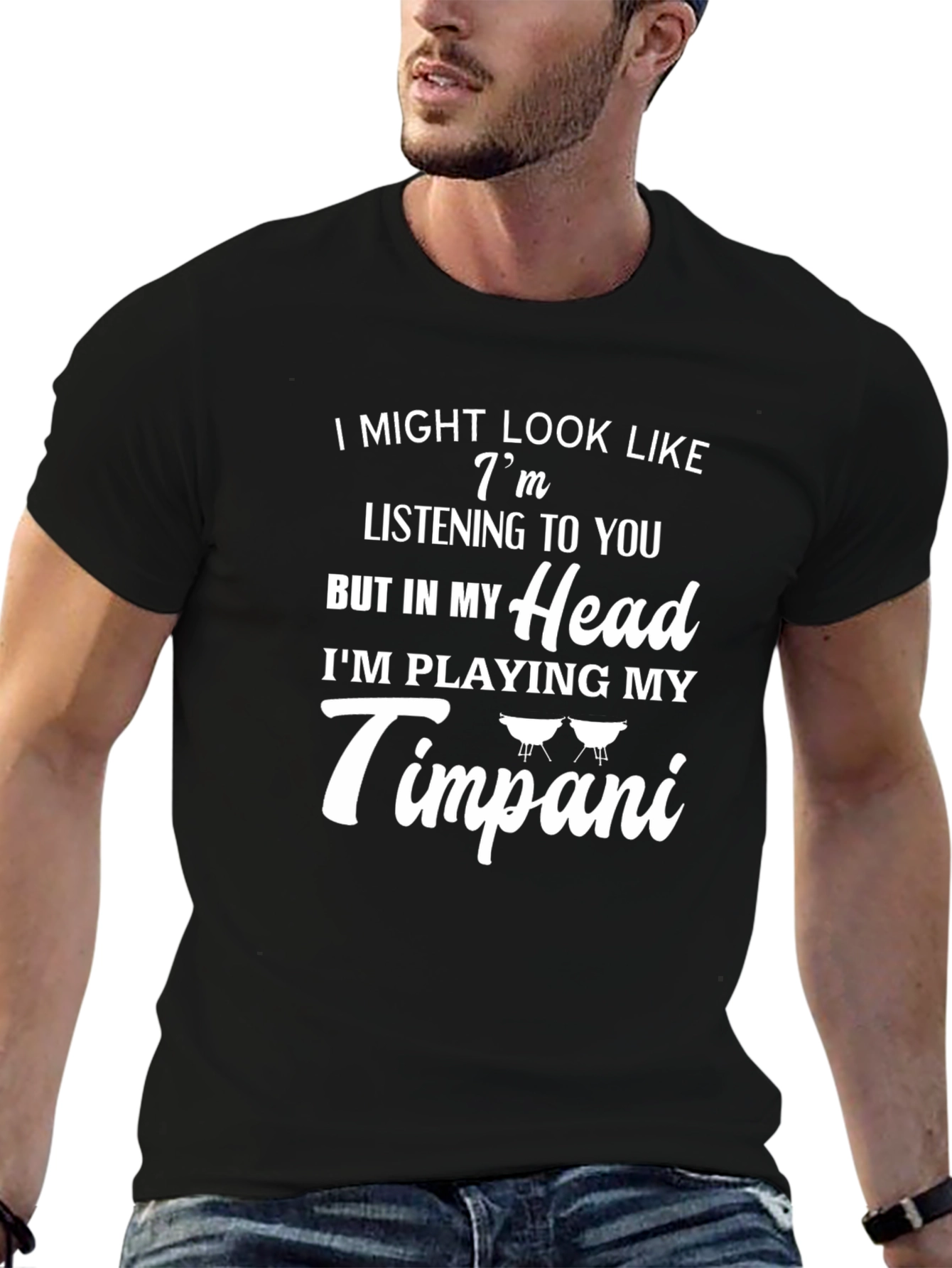 Timpani Head T-Shirt - Musicians Mind Tee