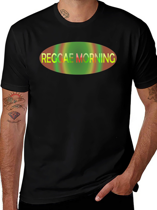 Reggae Morning Graphic T-Shirt - Black