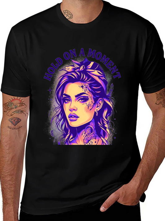 Hold On A Moment Tattoo T-Shirt