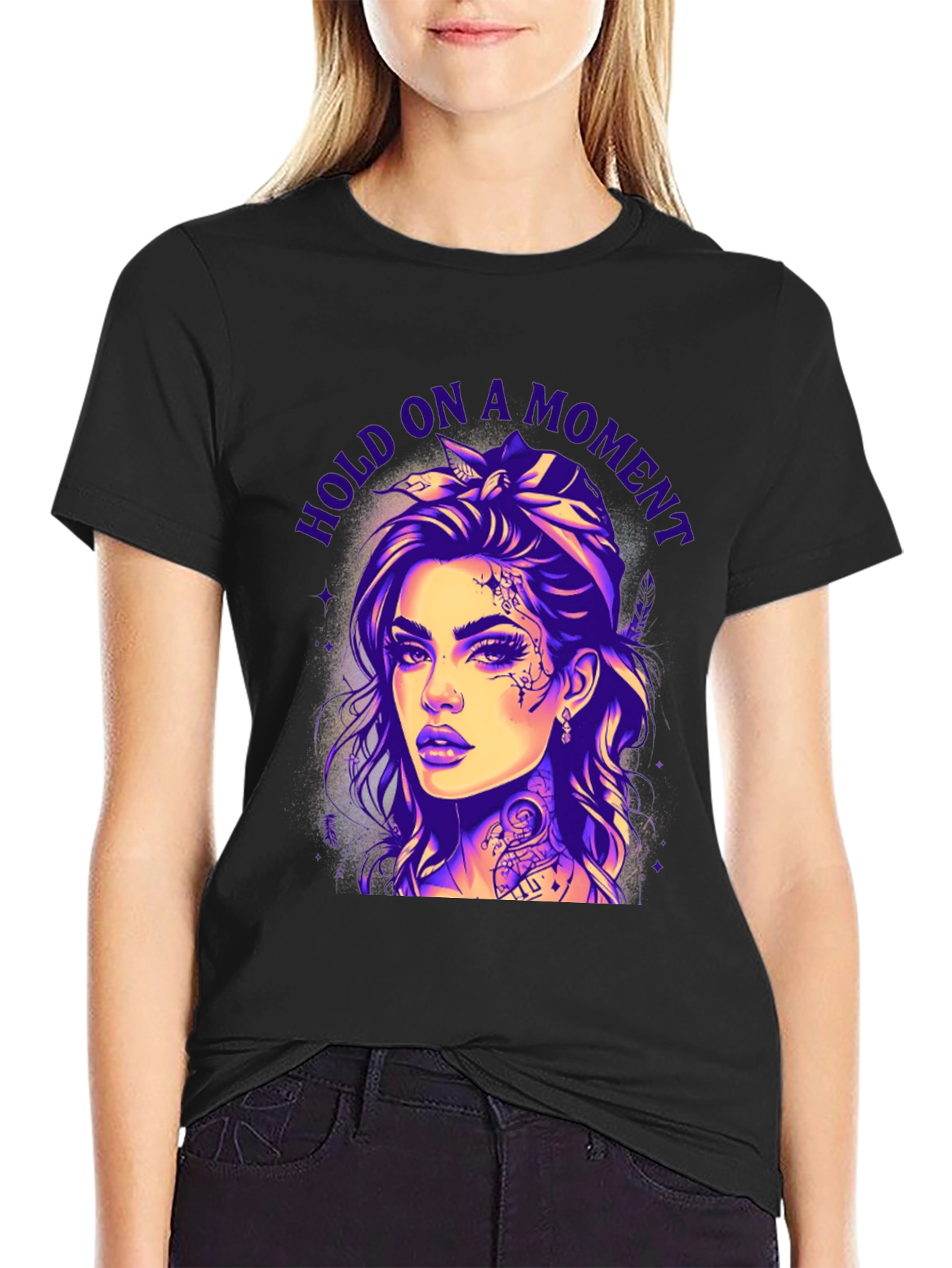 Hold On A Moment Tattoo T-Shirt