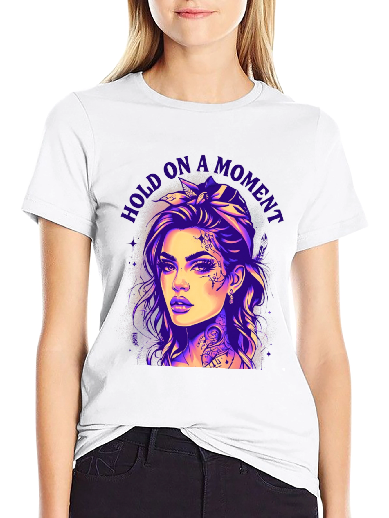 Hold On A Moment Tattoo T-Shirt