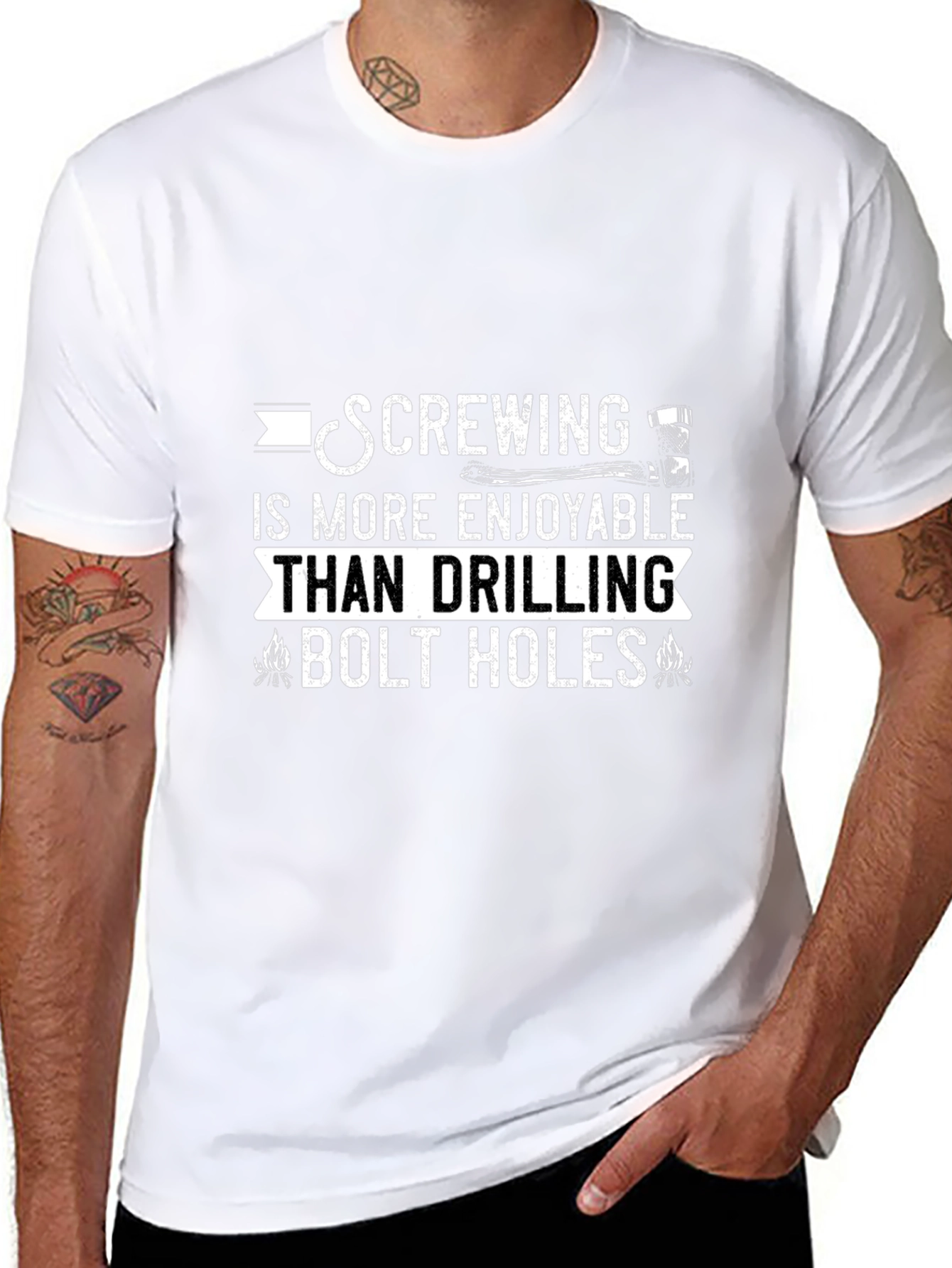 Screwing More Enjoyable Than Drilling T-Shirt